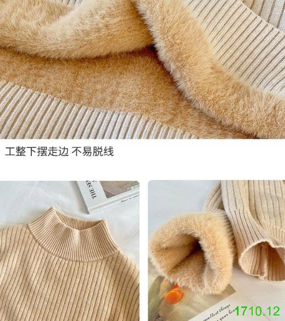 25HA1710.12 - ÁO LEN LÓT LÔNG NỮ