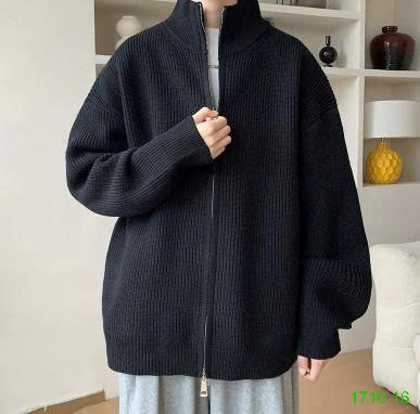 25HA1710.16 - ÁO CARDIGAN LEN KÉO KHÓA CHO NAM