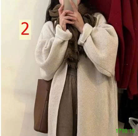 25HA1710.19 - ÁO KHOÁC LEN DÁNG DÀI
