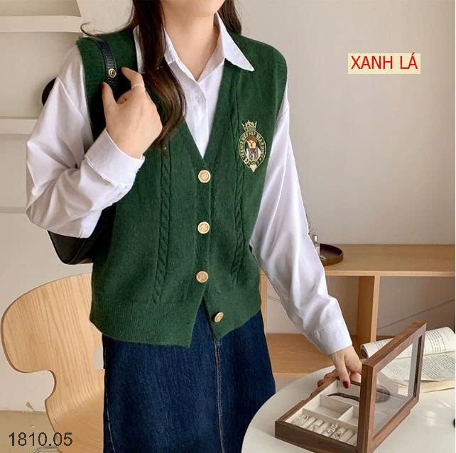 25HA1810.05 - LEN GILE THÊU GẤU CHO NỮ