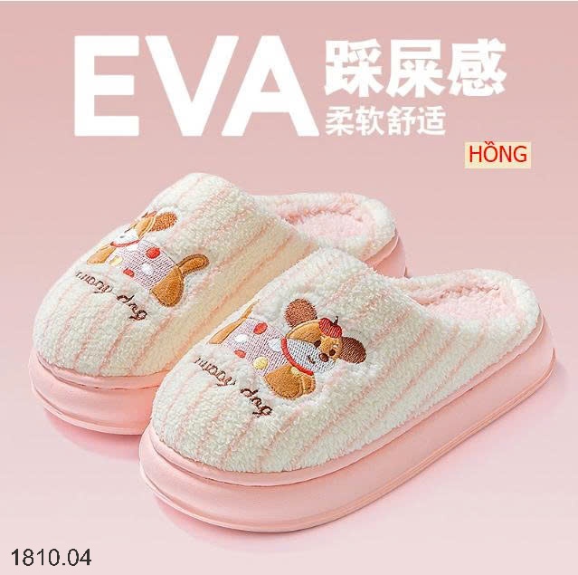 25HA1810.04 - SET 2 ĐÔI DÉP LÔNG HOẠT HÌNH SIÊU DỄ THƯƠNG
