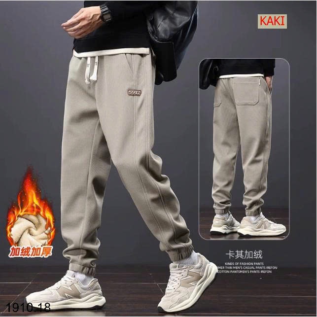25HA1910.18 - QUẦN JOGGER NAM LÓT LÔNG