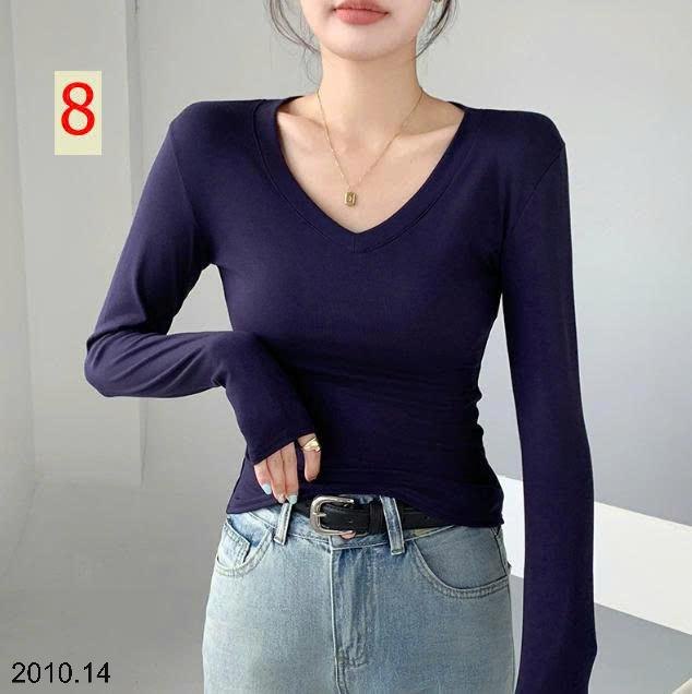 25HA2010.14 - ÁO THUN CỔ V THU ĐÔNG