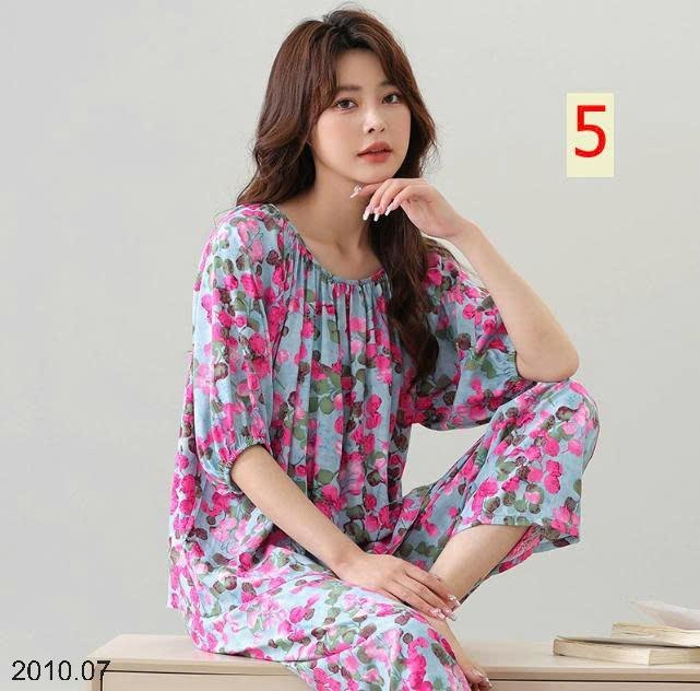 25HA2010.07 - BỘ COTTON LANH LỤA NỮ MẶC NHÀ
