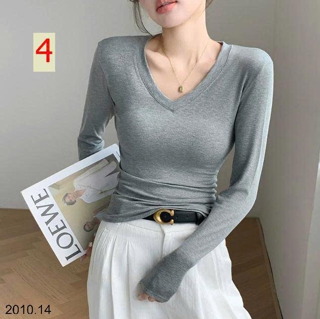 25HA2010.14 - ÁO THUN CỔ V THU ĐÔNG