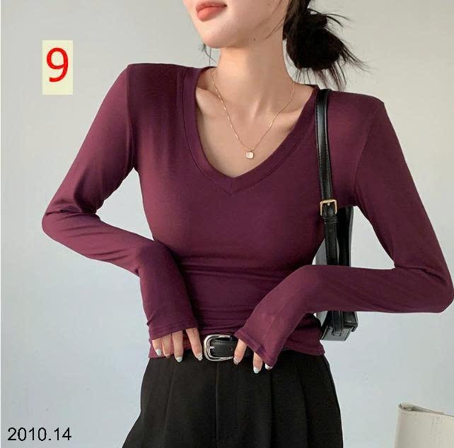 25HA2010.14 - ÁO THUN CỔ V THU ĐÔNG