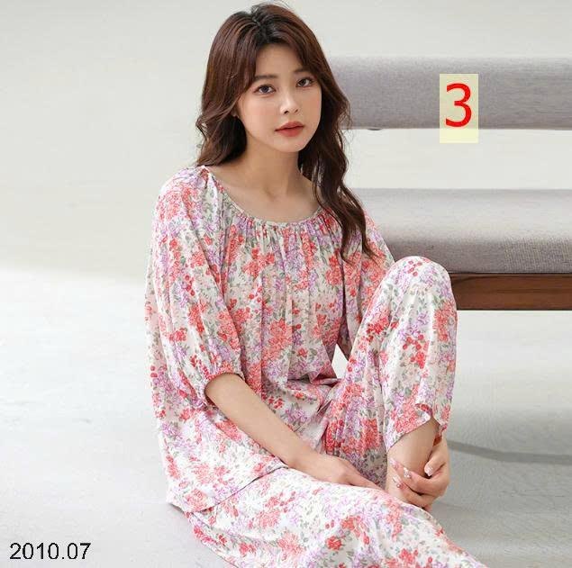 25HA2010.07 - BỘ COTTON LANH LỤA NỮ MẶC NHÀ