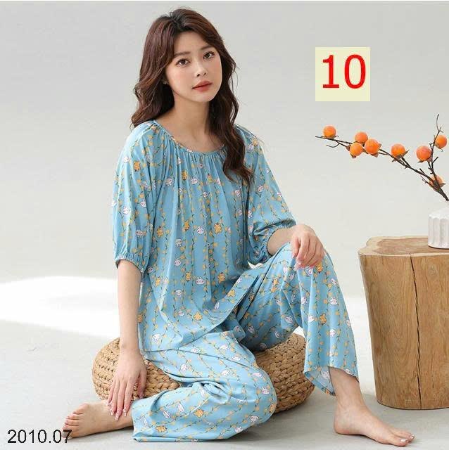 25HA2010.07 - BỘ COTTON LANH LỤA NỮ MẶC NHÀ