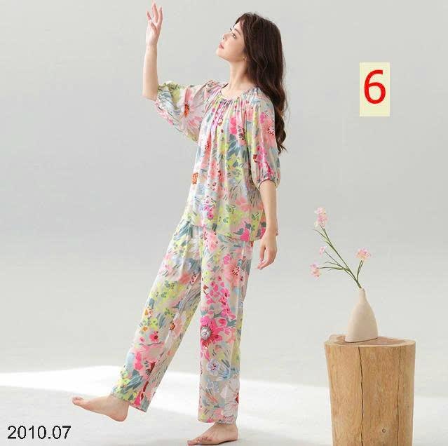 25HA2010.07 - BỘ COTTON LANH LỤA NỮ MẶC NHÀ
