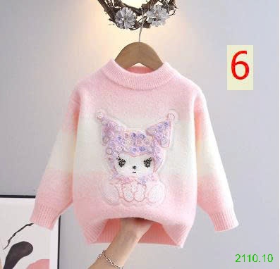 25HA2110.10 - ÁO LEN HOẠT HÌNH CHO BÉ