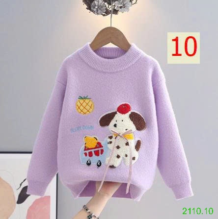 25HA2110.10 - ÁO LEN HOẠT HÌNH CHO BÉ