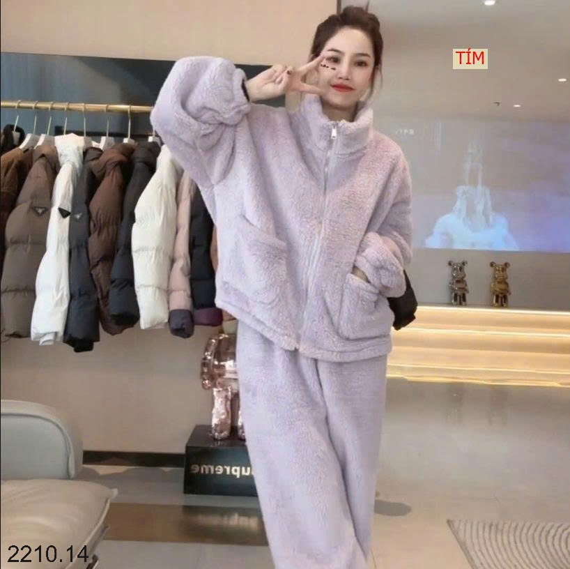 25HA2210.14 - BỘ KHOÁC LÔNG CHO NỮ