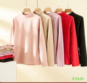 25HA2110.01 - BỘ GIỮ NHIỆT NHUNG ĐỨC CAO CỔ CHO NỮ