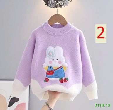 25HA2110.10 - ÁO LEN HOẠT HÌNH CHO BÉ