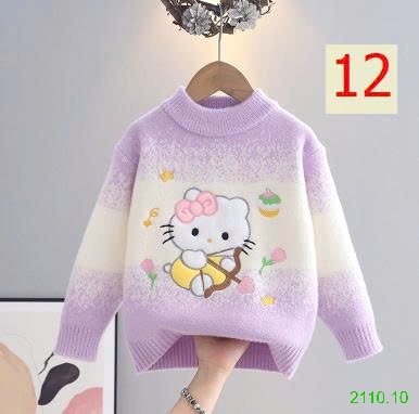 25HA2110.10 - ÁO LEN HOẠT HÌNH CHO BÉ