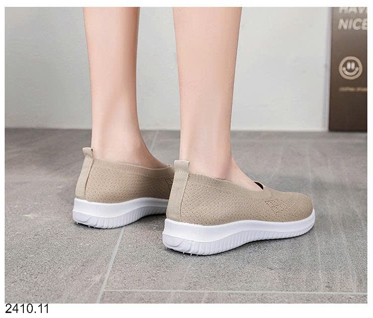 25HA2410.11 - GIÀY VẢI SLIPON THOÁNG KHÍ