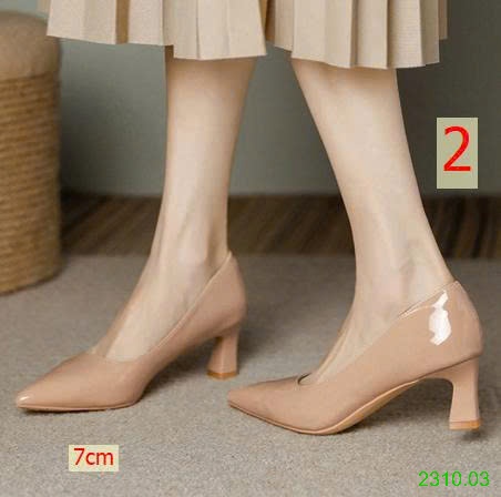 25HA2310.03 - GIÀY DA BÓNG CÔNG SỞ NỮ