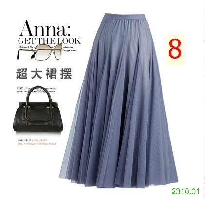 25HA2310.01 - CHÂN VÁY VOAN XẾP LY ANNA