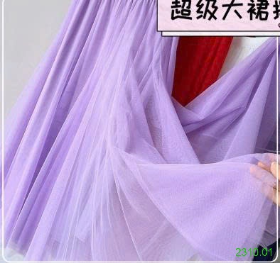 25HA2310.01 - CHÂN VÁY VOAN XẾP LY ANNA