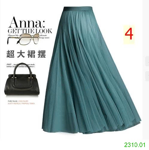 25HA2310.01 - CHÂN VÁY VOAN XẾP LY ANNA