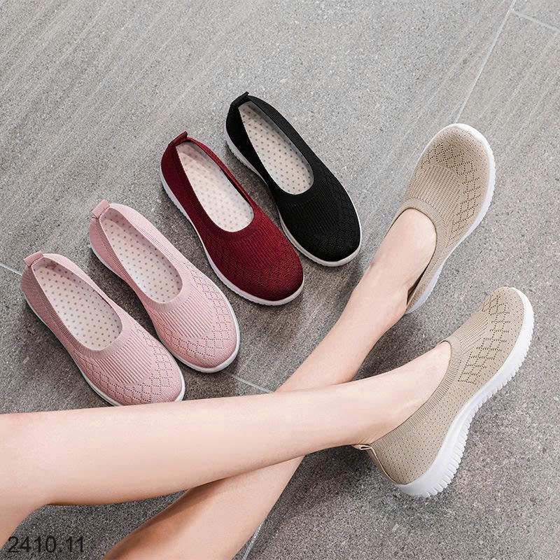 25HA2410.11 - GIÀY VẢI SLIPON THOÁNG KHÍ