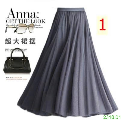 25HA2310.01 - CHÂN VÁY VOAN XẾP LY ANNA