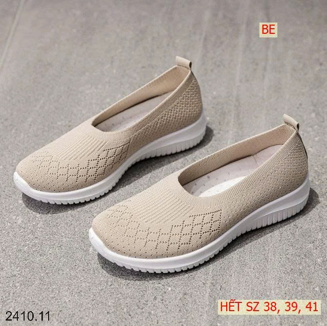 25HA2410.11 - GIÀY VẢI SLIPON THOÁNG KHÍ