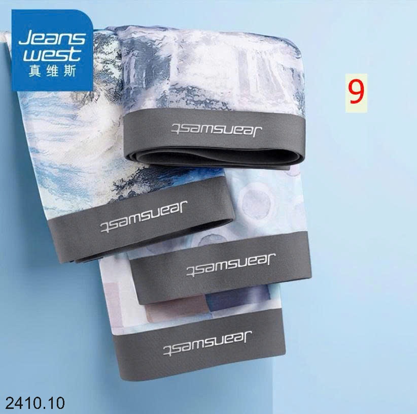 25HA2410.10 - SET 4 QUẦN SỊP ĐÙI JEANS WEST CHO NAM