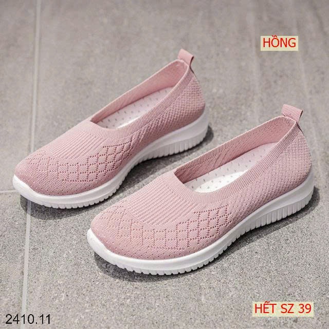25HA2410.11 - GIÀY VẢI SLIPON THOÁNG KHÍ