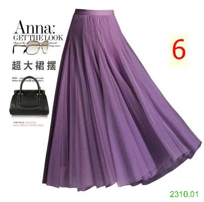 25HA2310.01 - CHÂN VÁY VOAN XẾP LY ANNA