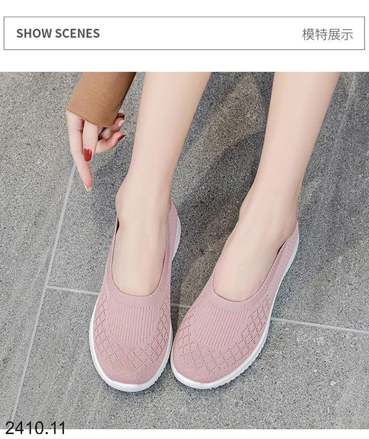 25HA2410.11 - GIÀY VẢI SLIPON THOÁNG KHÍ