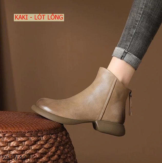25HA2510.13 - BỐT CỔ NGẮN KÉO KHÓA SAU CHO NỮ