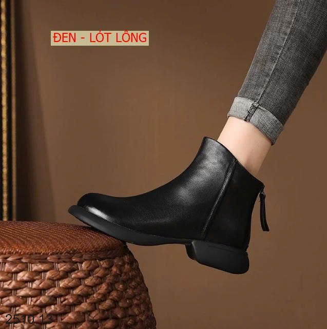25HA2510.13 - BỐT CỔ NGẮN KÉO KHÓA SAU CHO NỮ