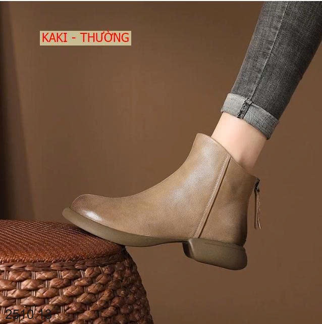 25HA2510.13 - BỐT CỔ NGẮN KÉO KHÓA SAU CHO NỮ