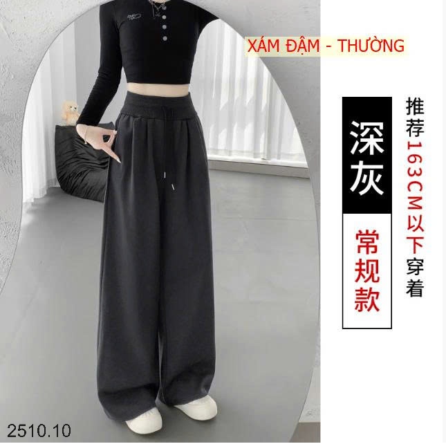 25HA2510.10 - QUẦN THỂ THAO DÁNG SUÔNG QUẢNG CHÂU CHO NỮ