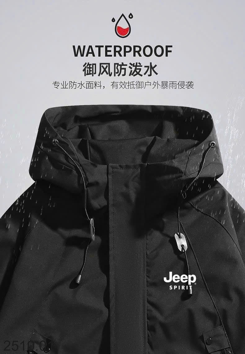 25HA2510.01 - ÁO KHOÁC GIÓ JEEP NAM NỮ