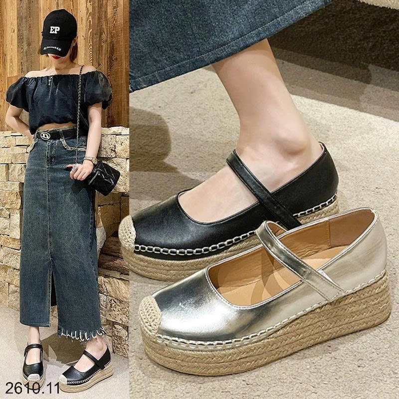 25HA2610.11 - GIÀY MARY JANE ĐẾ CÓI