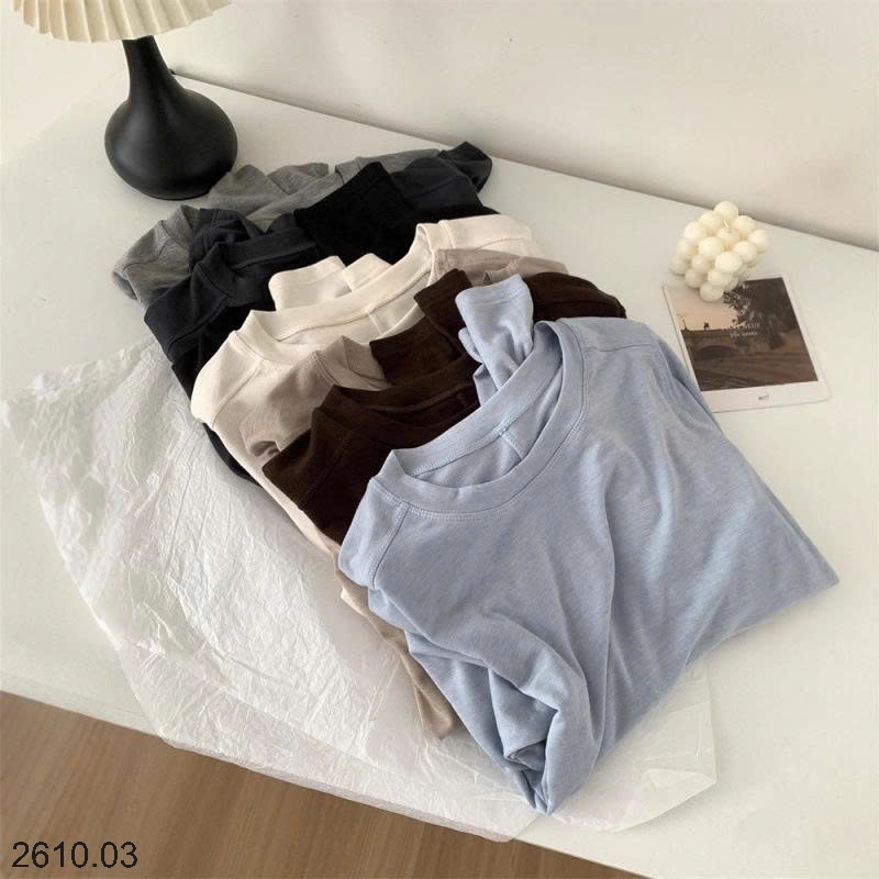25HA2610.03 - ÁO THUN TENCEL CỔ TRÒN