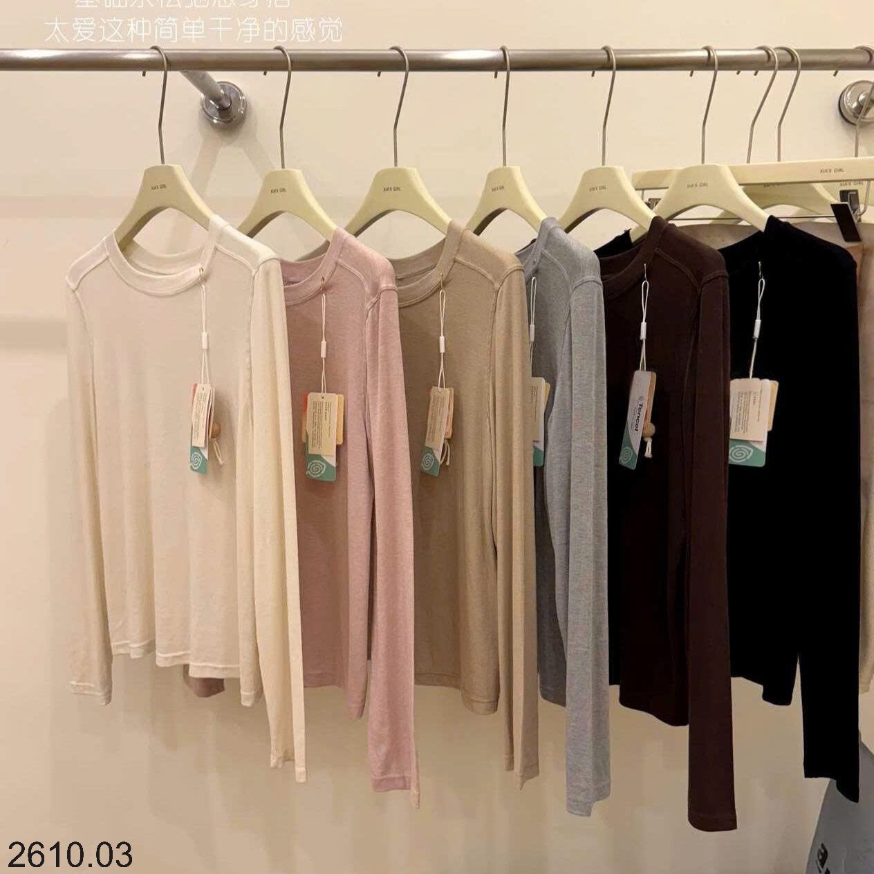 25HA2610.03 - ÁO THUN TENCEL CỔ TRÒN
