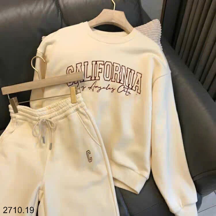 25HA2710.19 - BỘ NỈ CALIFORNIA CHO NỮ