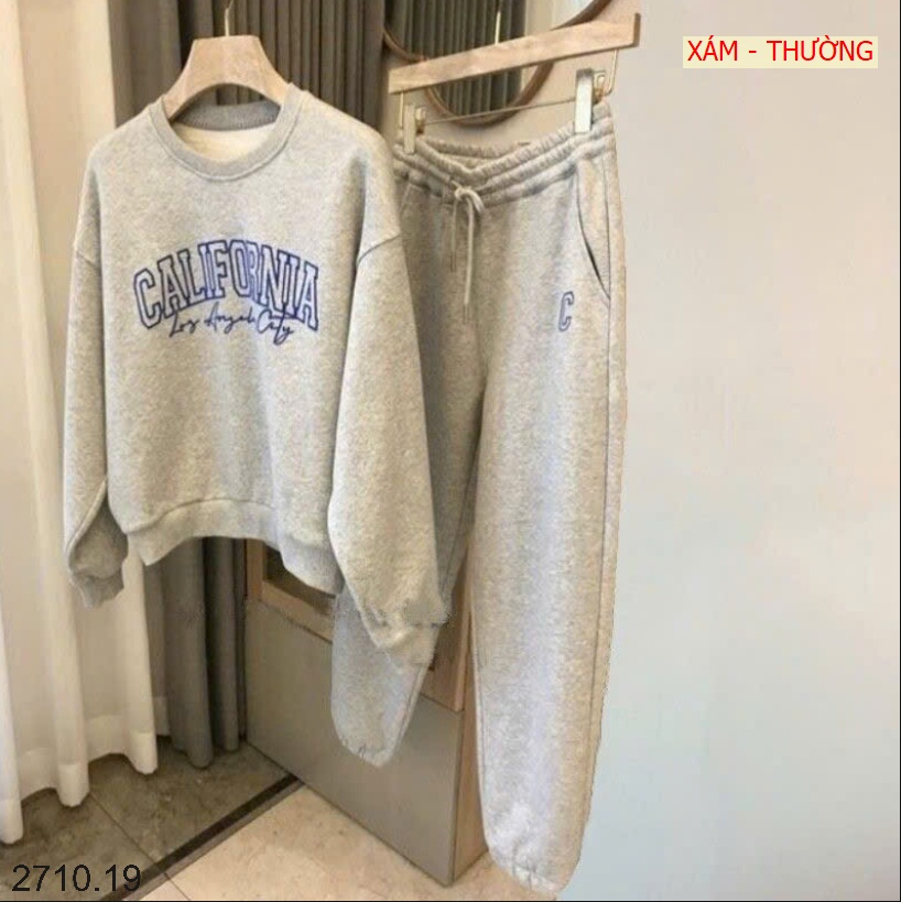 25HA2710.19 - BỘ NỈ CALIFORNIA CHO NỮ