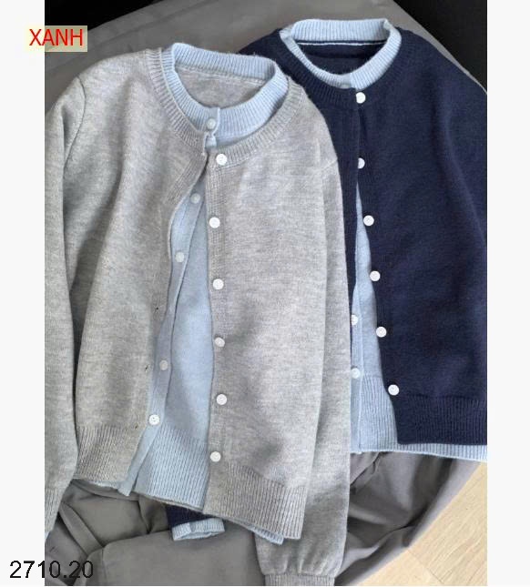 25HA2710.20 - CARDIGAN LEN PHỐI MÀU CHO NỮ
