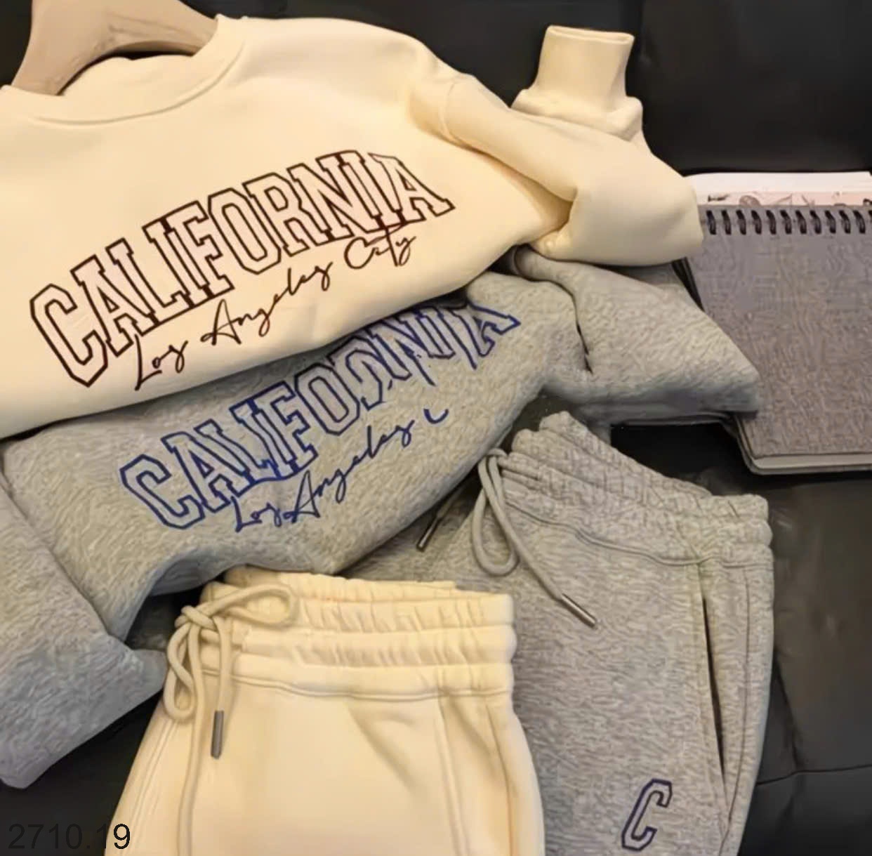 25HA2710.19 - BỘ NỈ CALIFORNIA CHO NỮ