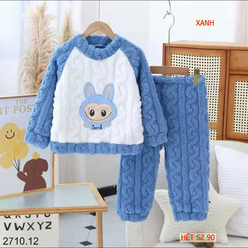 25HA2710.12 - BỘ LÔNG HOẠT HÌNH LABUBU CHO BÉ YÊU