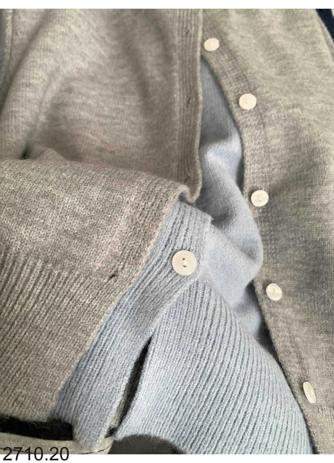 25HA2710.20 - CARDIGAN LEN PHỐI MÀU CHO NỮ