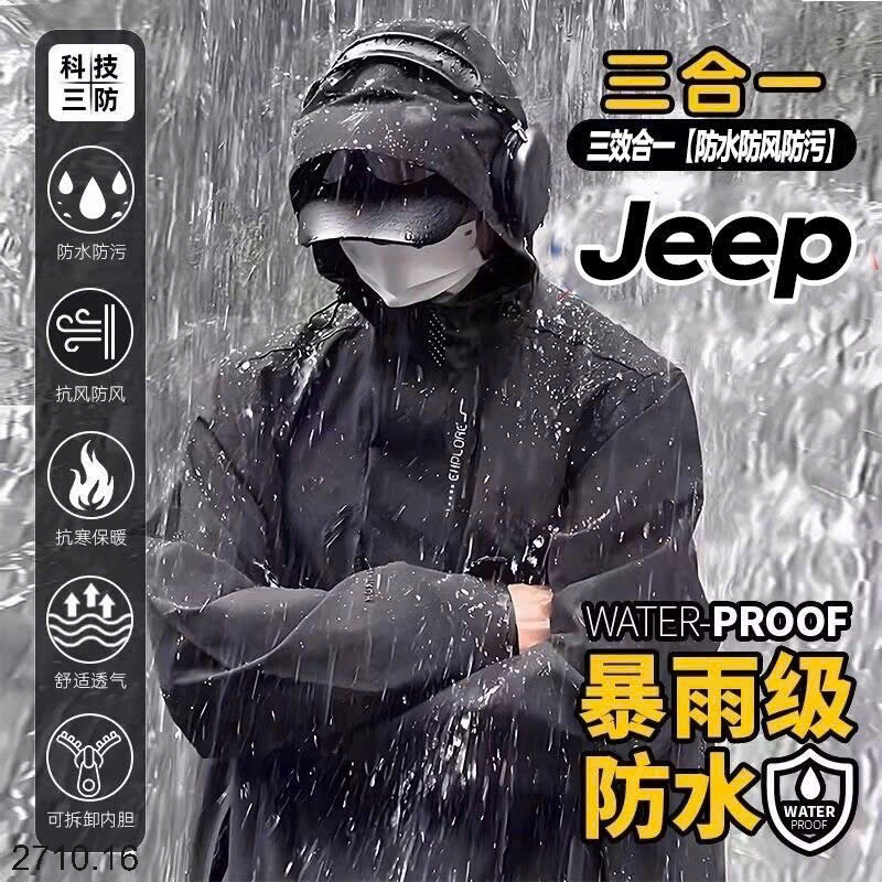 25HA2710.16 - ÁO KHOÁC CHỐNG GIÓ CHỐNG NƯỚC JEEP