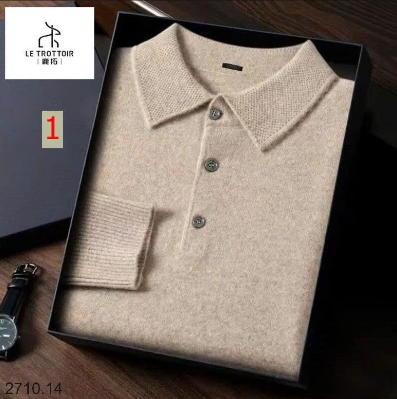 25HA2710.14 - ÁO LEN CỔ POLO NAM LETROTTOIR