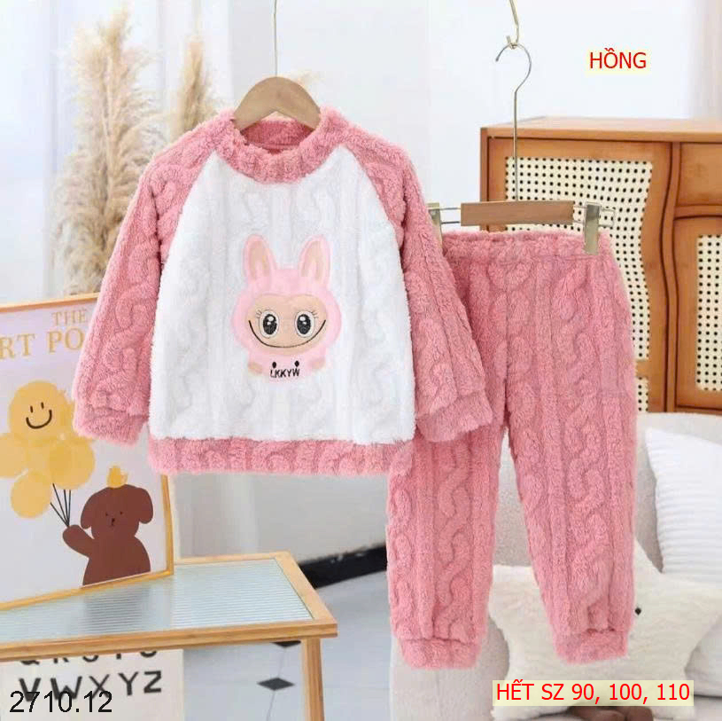 25HA2710.12 - BỘ LÔNG HOẠT HÌNH LABUBU CHO BÉ YÊU