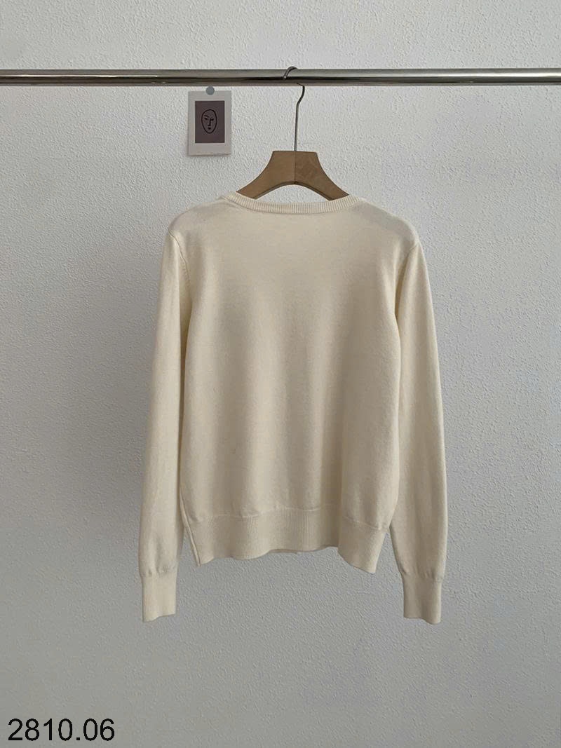 25HA2810.06 - ÁO CARDIGAN LEN THÊU GẤU