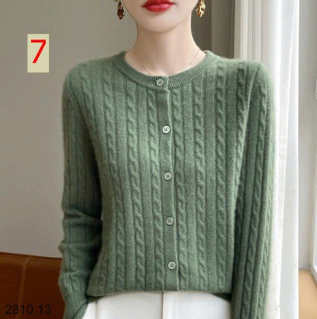 25HA2810.13 - CARDIGAN LEN BASIC NỮ